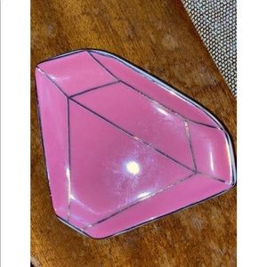 Sold/ Diamond shaped jewelry holder